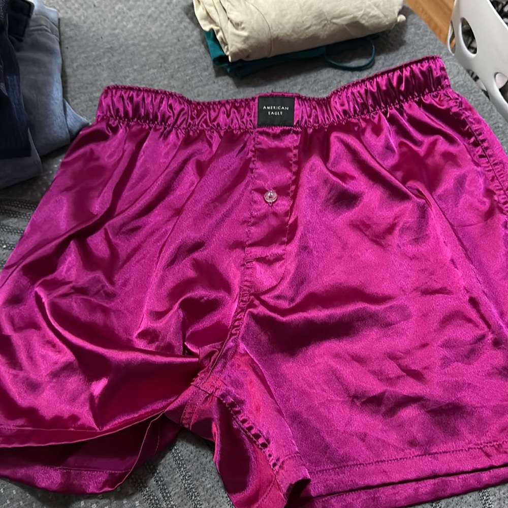 Pink American Eagle Boxer